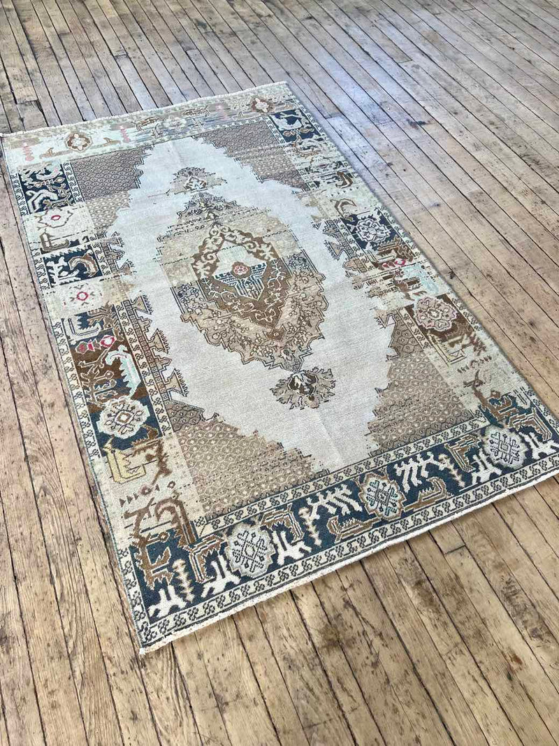 Vintage rug sustainable home decor at Woven Kin Home