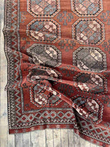 Antique Ersari Hand-knotted Area Rug Sustainable Home Decor at Woven Kin Home