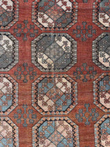 Antique Ersari Hand-knotted Area Rug Sustainable Home Decor at Woven Kin Home