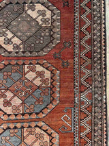 Antique Ersari Hand-knotted Area Rug Sustainable Home Decor at Woven Kin Home