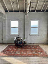 Antique Ersari Hand-knotted Area Rug Sustainable Home Decor at Woven Kin Home