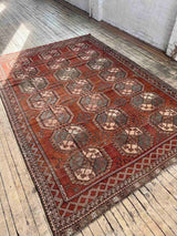 Antique Ersari Hand-knotted Area Rug Sustainable Home Decor at Woven Kin Home