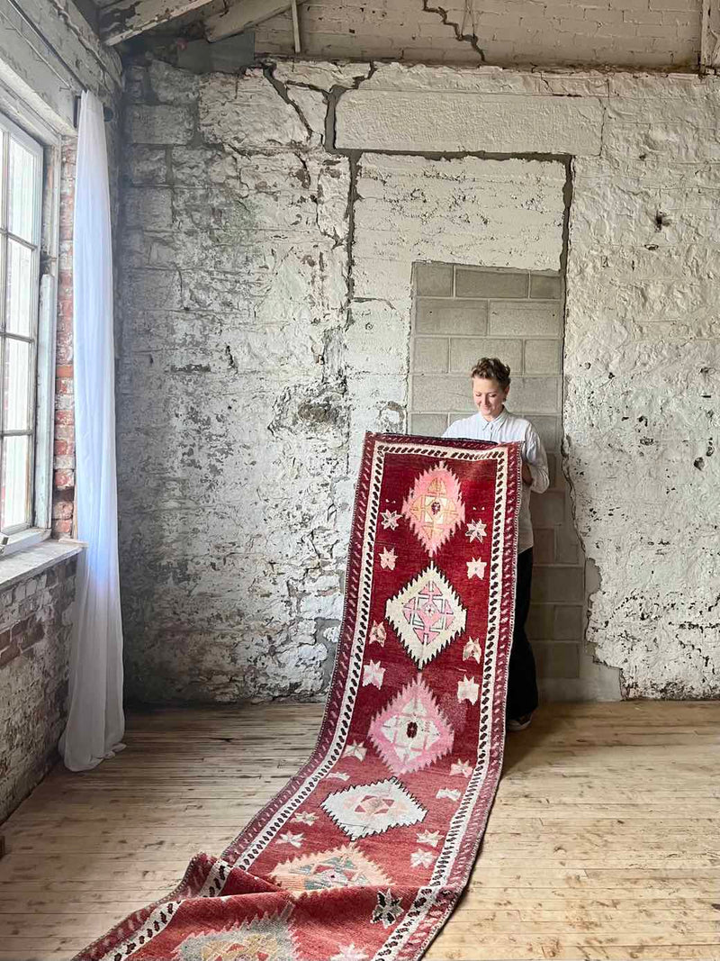 Vintage Persian Runner Rug at Woven Kin Home Decor