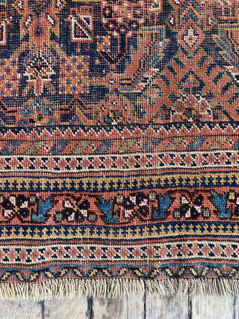 antique vintage area rug sustainable home decor at Woven Kin Home