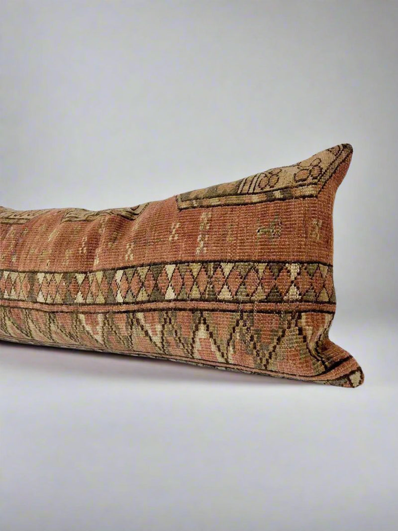 Vintage Rug Pillow Sustainable Home Decor @ Woven Kin Home