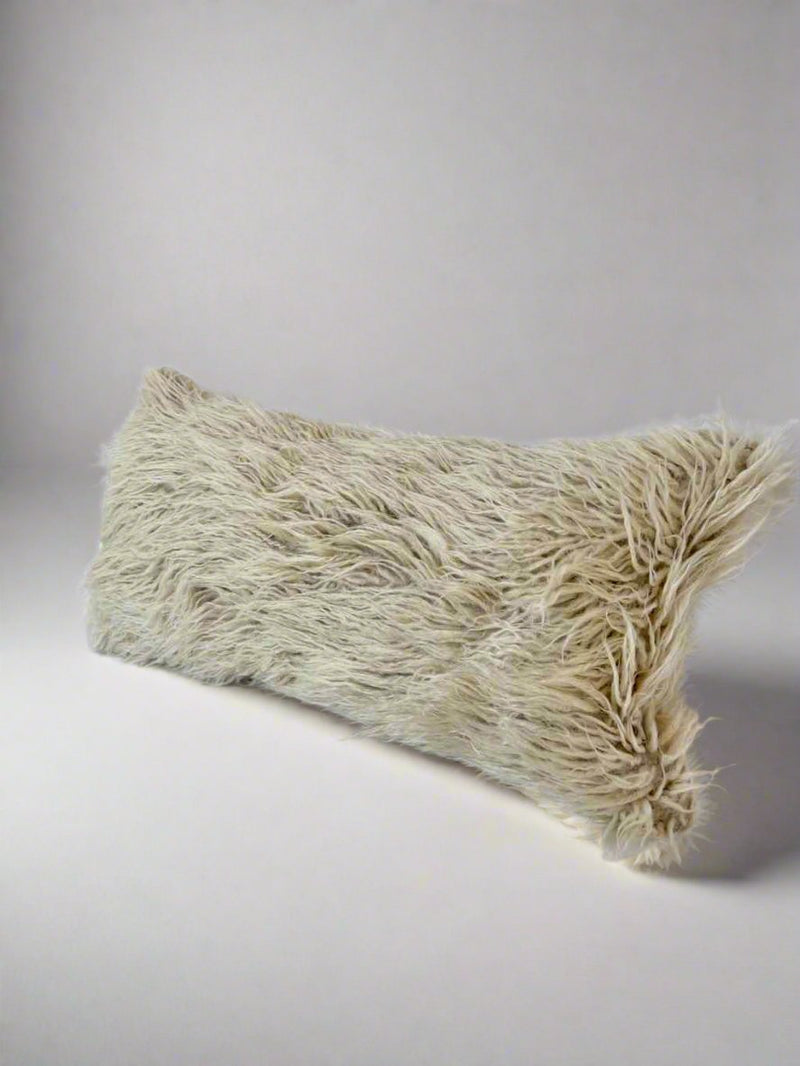 Vintage Rug Lumbar Pillow Sustainable Home Decor at Woven Kin Home