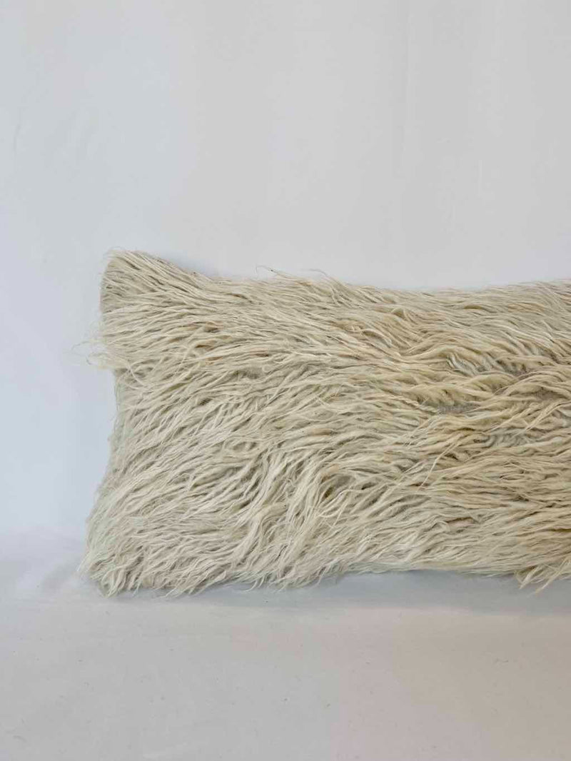 Vintage Rug Lumbar Pillow Sustainable Home Decor at Woven Kin Home