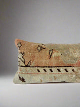 Vintage Rug Lumbar Pillow Sustainable Home Decor at Woven Kin Home