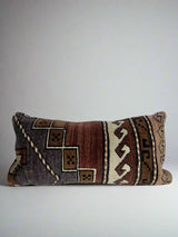 Vintage Rug Lumbar Pillow Sustainable Home Decor at Woven Kin Home