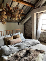 Vintage Rug Lumbar Pillow Sustainable Home Decor at Woven Kin Home