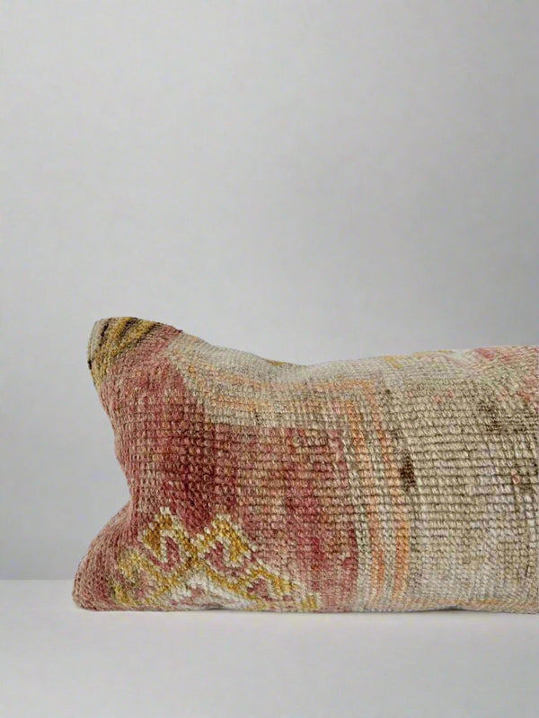 Vintage Rug Pillow Sustainable Home Decor @ Woven Kin Home