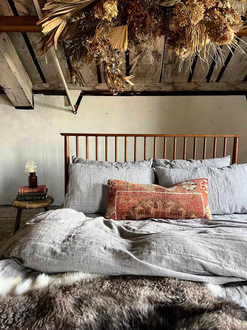 Vintage Rug Pillow Sustainable Home Decor at  Woven Kin Home