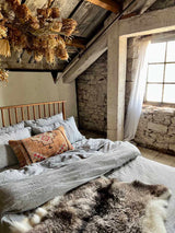 Vintage Rug Lumbar Pillow Sustainable Home Decor at Woven Kin Home