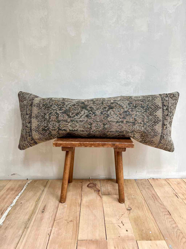 Vintage Rug Pillow Sustainable Home Decor @ Woven Kin Home