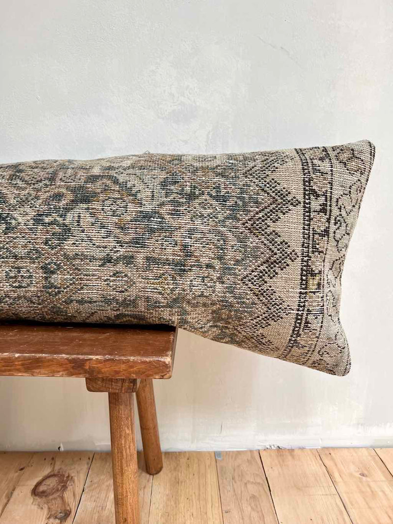 Vintage Rug Pillow Sustainable Home Decor @ Woven Kin Home