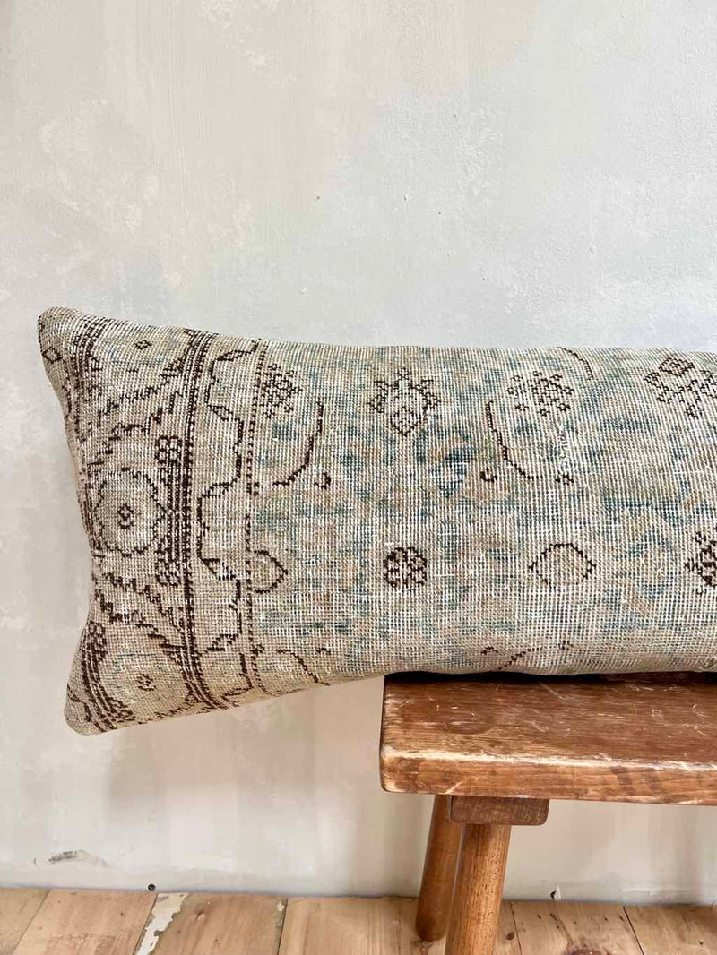 Vintage Rug Pillow Sustainable Home Decor @ Woven Kin Home