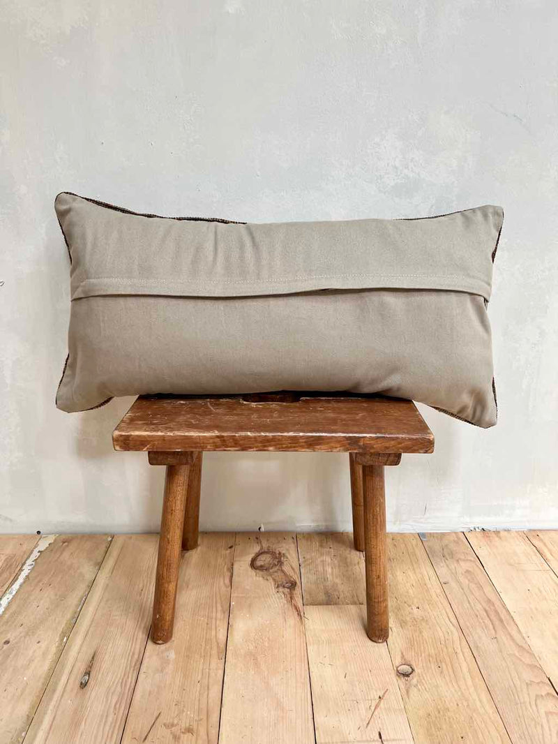 Vintage Rug Pillow Sustainable Home Decor @ Woven Kin Home