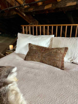 Vintage Rug Pillow Sustainable Home Decor @ Woven Kin Home