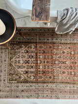 vintage runner rug at Woven Kin Home