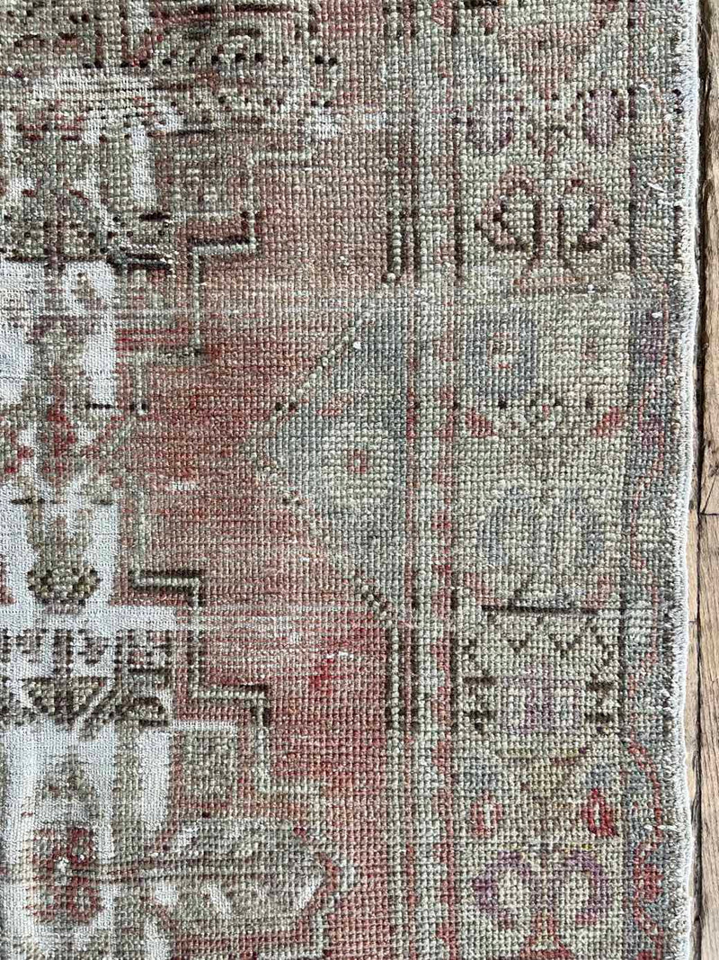 Vintage runner rug sustainable home decor at Woven Kin Home