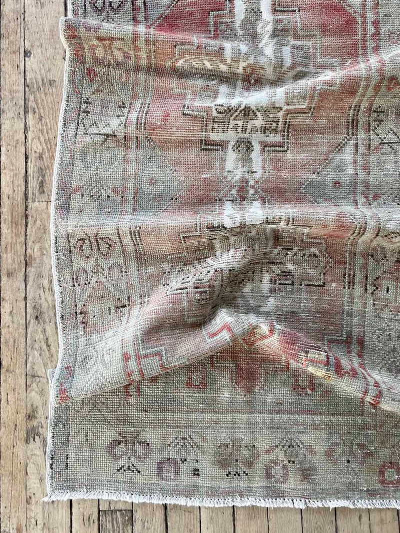 Vintage runner rug sustainable home decor at Woven Kin Home