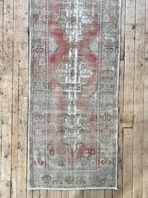 Vintage runner rug sustainable home decor at Woven Kin Home