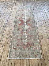Vintage runner rug sustainable home decor at Woven Kin Home