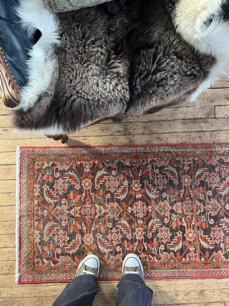 Vintage Persian Accent Rug at Woven Kin Home Decor