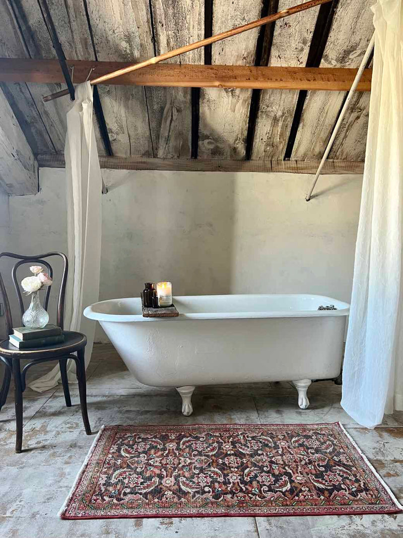 Vintage Persian Accent Rug at Woven Kin Home Decor