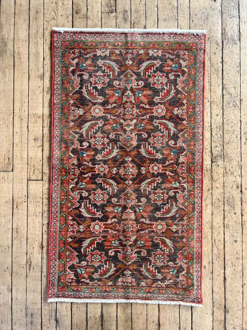 Vintage Persian Accent Rug at Woven Kin Home Decor