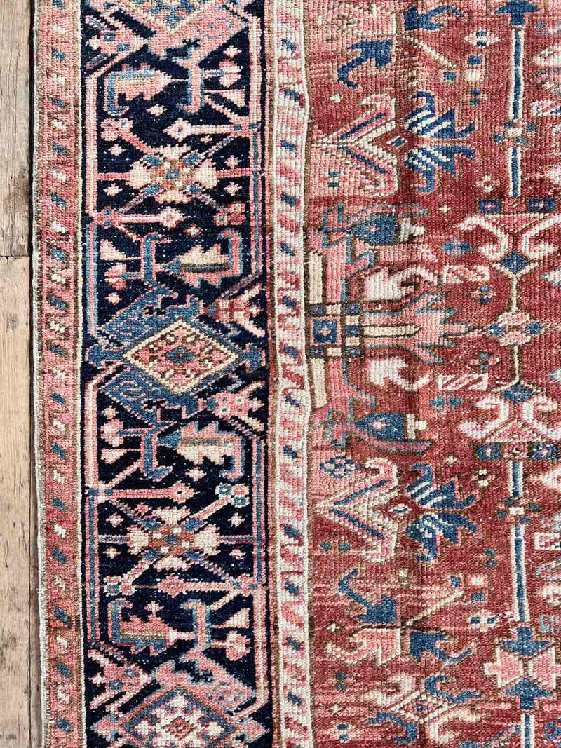 Vintage Persian Hand-knotted Area Rug at Woven Kin Home