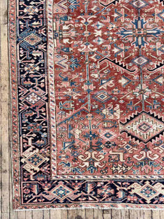 Vintage Persian Hand-knotted Area Rug at Woven Kin Home