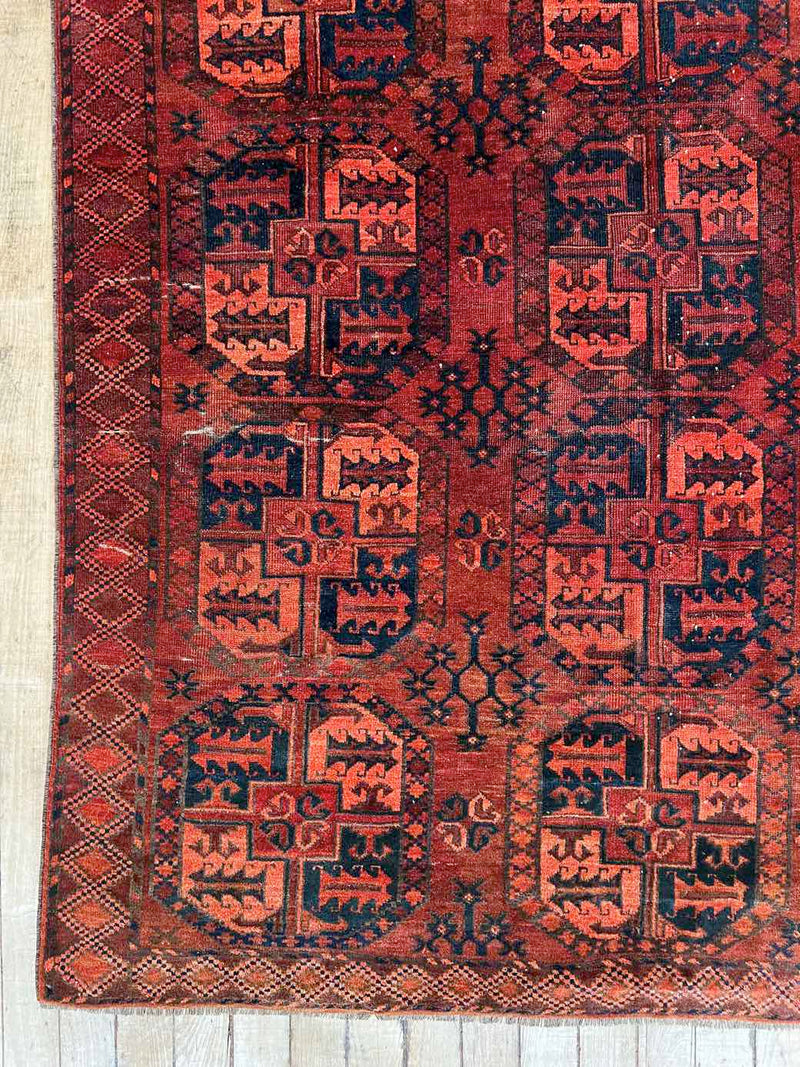 antique Persian area rug at Woven Kin Home sustainable home decor