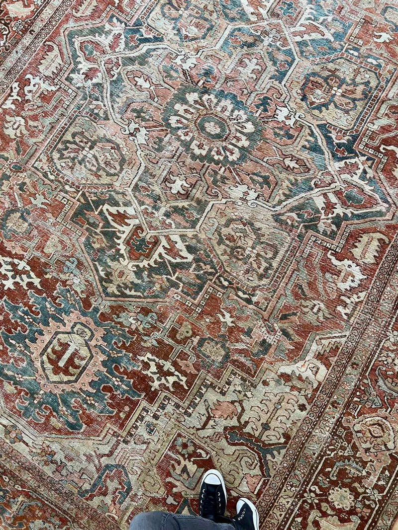 antique Persian rug at Woven Kin Home