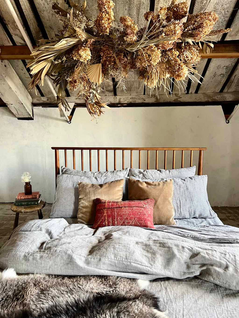 Vintage Rug Pillow Sustainable Home Decor @ Woven Kin Home