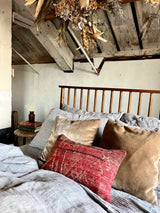 Vintage Rug Pillow Sustainable Home Decor @ Woven Kin Home