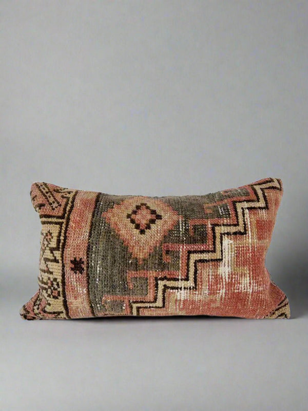Vintage Rug Pillow Sustainable Home Decor @ Woven Kin Home