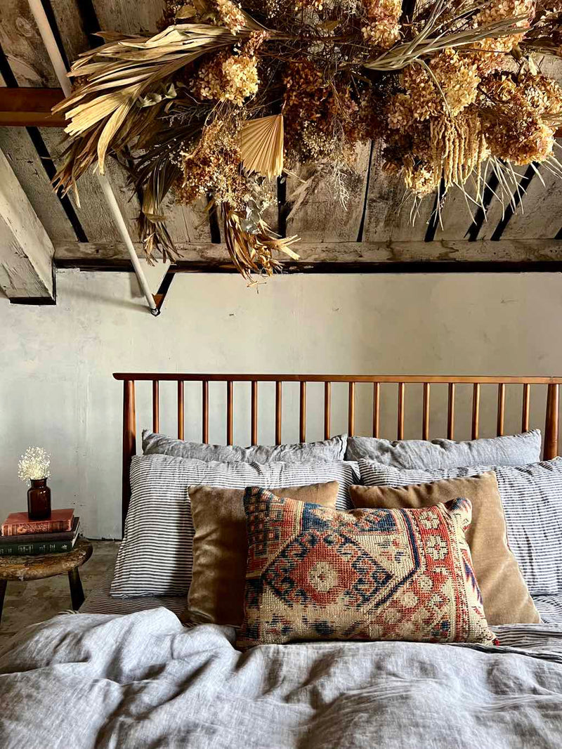 Vintage Rug Pillow Sustainable Home Decor at  Woven Kin Home