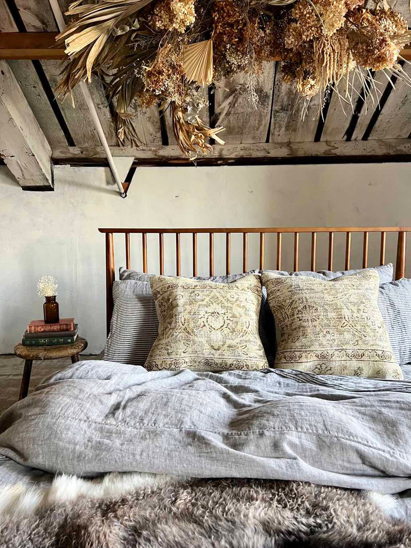 Vintage Rug Pillow Sustainable Home Decor at  Woven Kin Home
