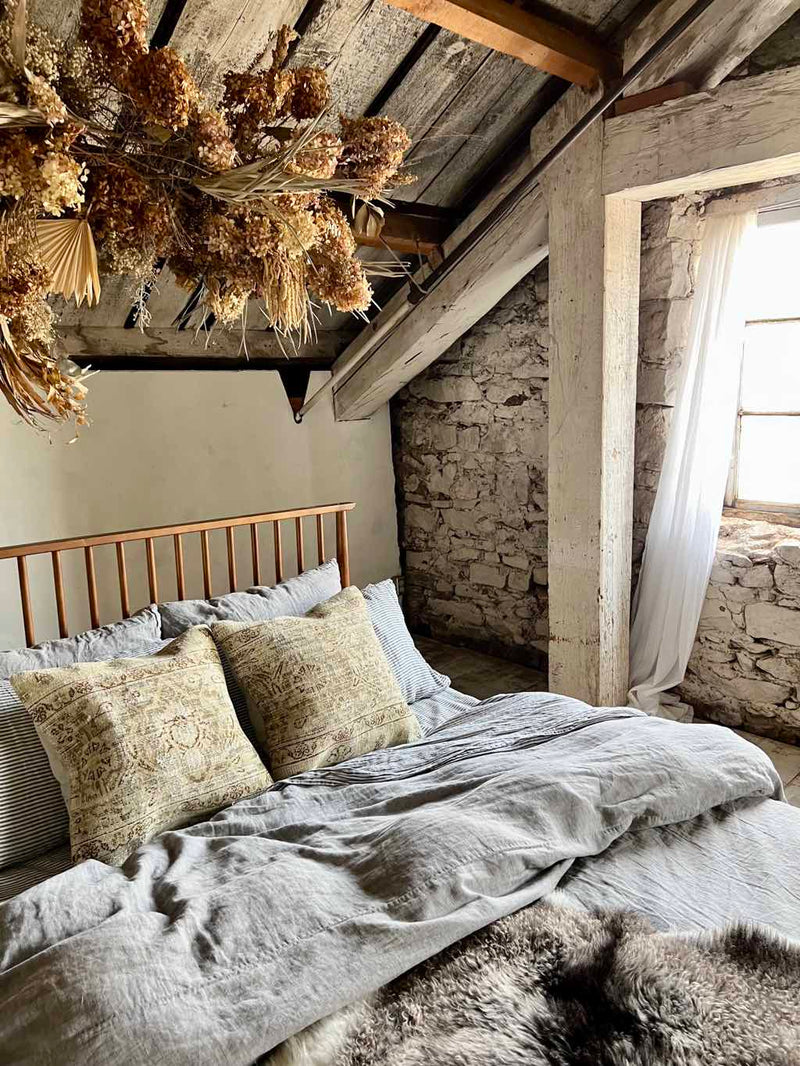 Vintage Rug Pillow Sustainable Home Decor at  Woven Kin Home