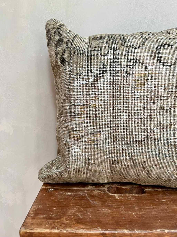Vintage Rug Pillow Sustainable Home Decor @ Woven Kin Home
