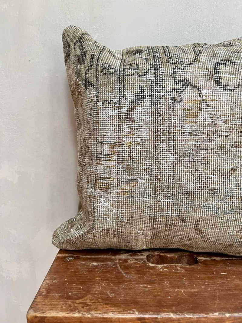 Vintage Rug Pillow Sustainable Home Decor @ Woven Kin Home