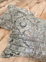 Vintage Rug Pillow Sustainable Home Decor @ Woven Kin Home