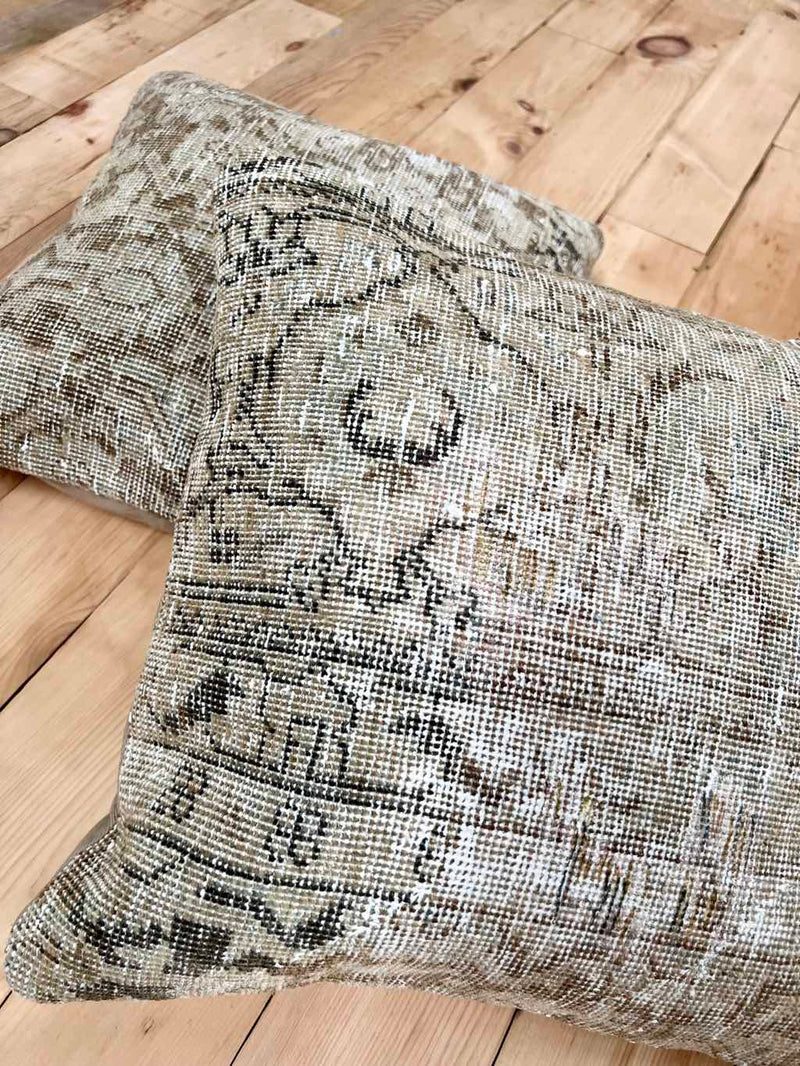 Vintage Rug Pillow Sustainable Home Decor @ Woven Kin Home