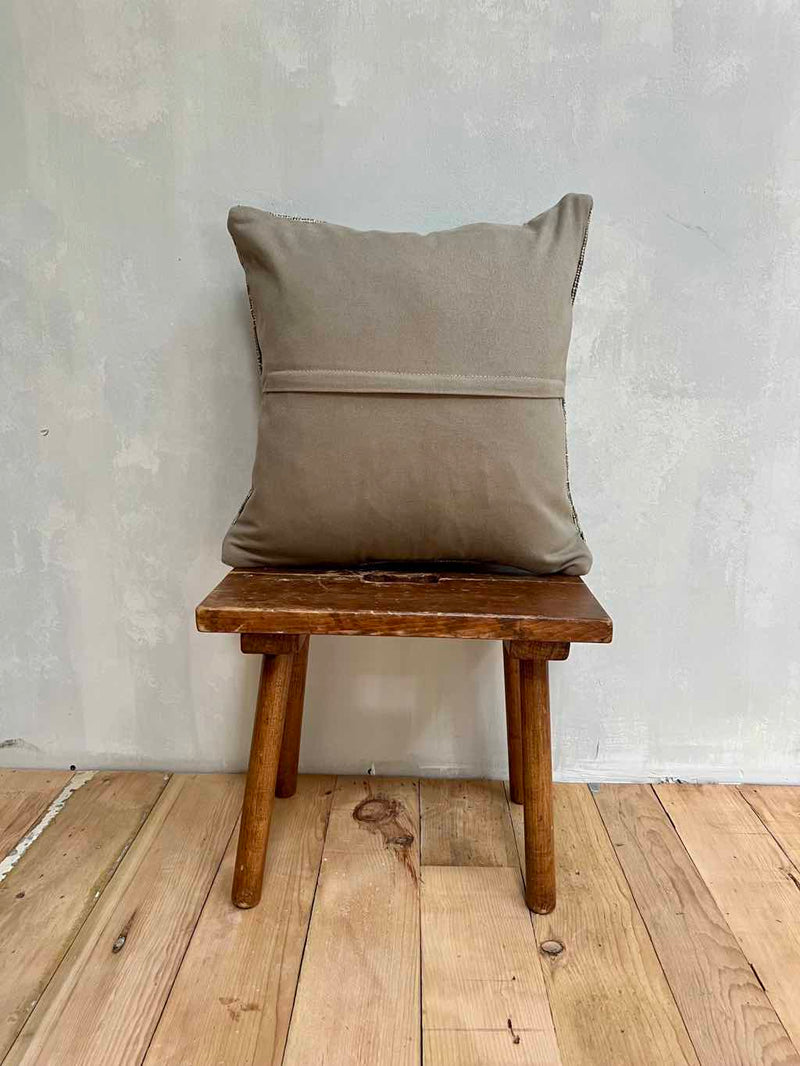 Vintage Rug Pillow Sustainable Home Decor @ Woven Kin Home