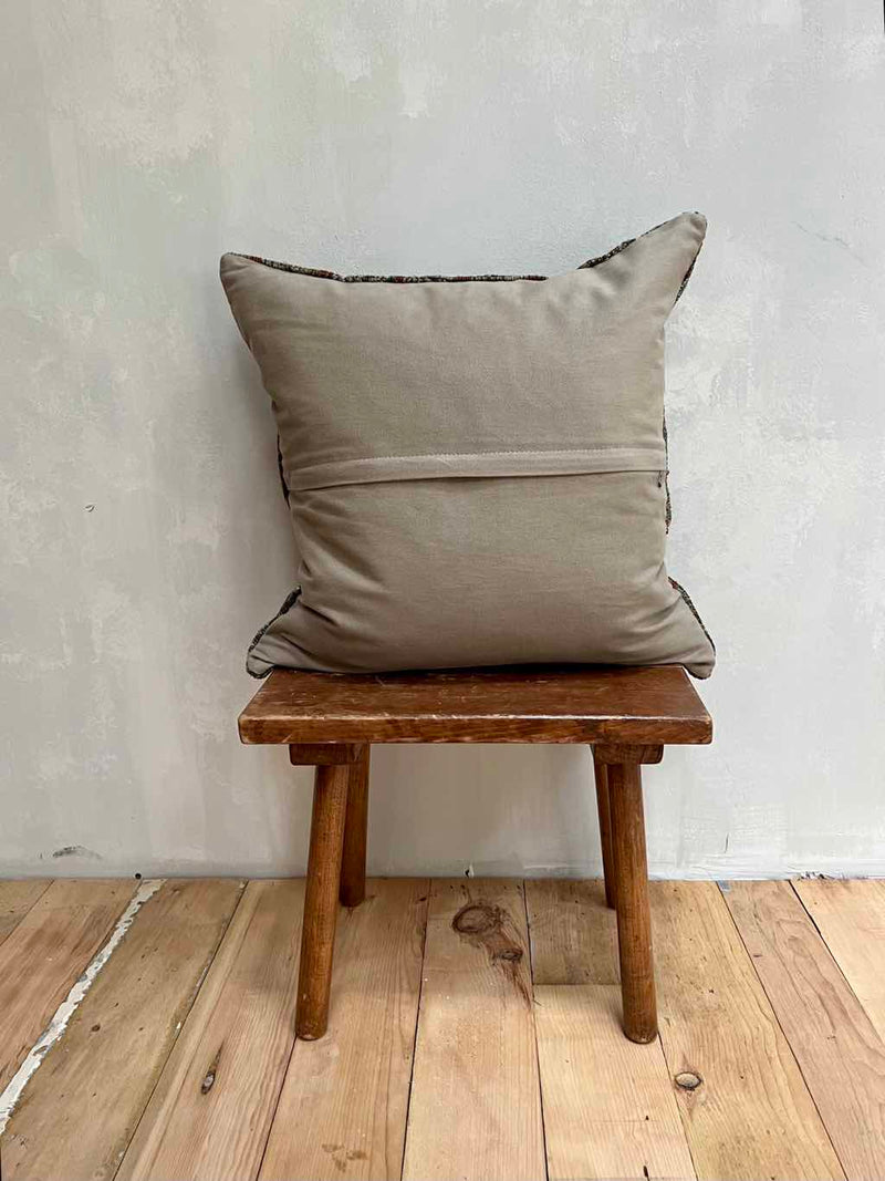 Vintage Rug Pillow Sustainable Home Decor @ Woven Kin Home