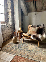 Vintage Rug Pillow Sustainable Home Decor @ Woven Kin Home