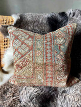 Vintage Rug Pillow Sustainable Home Decor @ Woven Kin Home