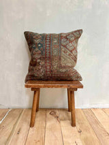 Vintage Rug Pillow Sustainable Home Decor @ Woven Kin Home