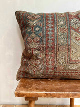 Vintage Rug Pillow Sustainable Home Decor @ Woven Kin Home